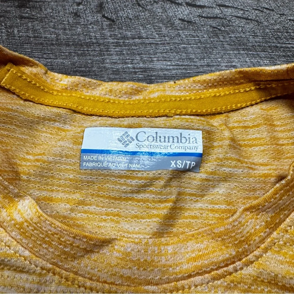Columbia Yellow T-Shirt Size XS